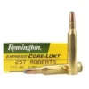 Remington Core-Lokt Ammunition 257 Roberts 117 Grain Soft Point Core-Lokt Box of 20