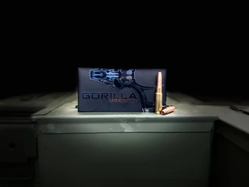 Gorilla Silverback, 8.6 Blackout, 285gr Fracturing Subsonic Ammunition – 20 Round Box – For 16″ Barrel