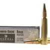 Federal Power-Shok Ammunition 8x57mm JS Mauser (8mm Mauser) 170 Grain Soft Point Box of 20