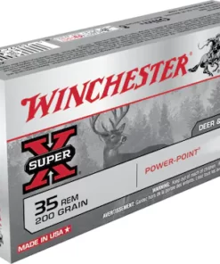 Winchester Power-Point Ammunition 35 Remington 200 Grain Jacketed Soft Point Box of 20