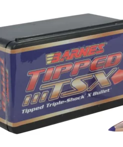 Barnes Tipped Triple-Shock X (TTSX) Bullets 264 Caliber, 6.5mm (264 Diameter) 100 Grain Spitzer Boat Tail Lead-Free Box of 50