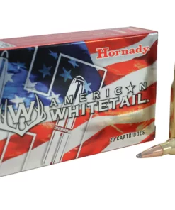 Hornady American Whitetail Ammunition 7mm-08 Remington 139 Grain Interlock Spire Point Box of 20