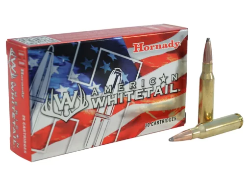 Hornady American Whitetail Ammunition 7mm-08 Remington 139 Grain Interlock Spire Point Box of 20