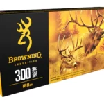 Browning BXS Solid Expansion Ammunition 300 Winchester Short Magnum (WSM) 180 Grain Solid Copper Polymer Tip Boat Tail Lead-Free Box of 20