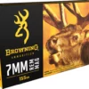 Browning BXC Controlled Expansion Ammunition 7mm Remington Magnum 155 Grain Terminal Tip Box of 20