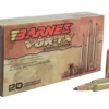 Barnes VOR-TX Ammunition 300 Winchester Short Magnum (WSM) 150 Grain TTSX Polymer Tipped Spitzer Boat Tail Lead-Free Box of 20