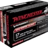 Winchester Varmint High Velocity Ammunition 17 Winchester Super Magnum 20 Grain Hornady V-MAX Polymer Tip Box of 50