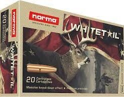 Norma Whitetail Ammunition 7mm-08 Remington 150 Grain Jacketed Soft Point Box of 20