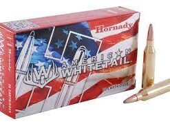 Hornady American Whitetail Ammunition 300 Winchester Short Magnum (WSM) 165 Grain Interlock Spire Point Box of 20