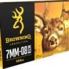 Browning BXR Rapid Expansion Ammunition 7mm-08 Remington 144 Grain Matrix Tip Box of 20