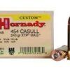 Hornady Custom Ammunition 454 Casull 240 Grain XTP Jacketed Hollow Point Box of 20