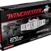 Winchester Expedition Big Game Ammunition 270 Winchester Short Magnum (WSM) 140 Grain Nosler AccuBond Box of 20