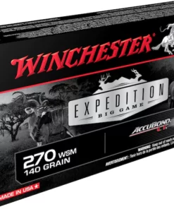 Winchester Expedition Big Game Ammunition 270 Winchester Short Magnum (WSM) 140 Grain Nosler AccuBond Box of 20