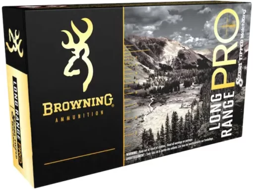 Browning Long Range Pro Match Ammunition 28 Nosler 160 Grain Sierra Tipped MatchKing Boat Tail Box of 20