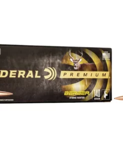 Federal Premium Ammunition 270 Winchester Short Magnum (WSM) 140 Grain Berger Hybrid Hunter Box of 20