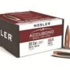 Nosler AccuBond Long Range Bullets 30 Caliber (308 Diameter) 190 Grain Bonded Spitzer Boat Tail Box of 100