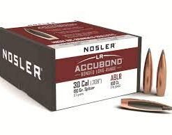 Nosler AccuBond Long Range Bullets 30 Caliber (308 Diameter) 190 Grain Bonded Spitzer Boat Tail Box of 100