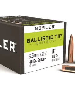 Nosler Ballistic Tip Hunting Bullets Spitzer Boat Tail Box of 50