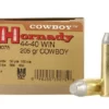 Hornady Frontier Ammunition 44-40 WCF 205 Grain Lead Flat Nose Box of 20