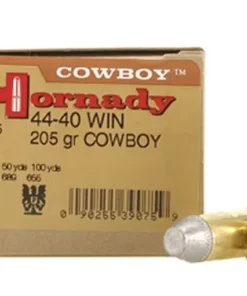 Hornady Frontier Ammunition 44-40 WCF 205 Grain Lead Flat Nose Box of 20