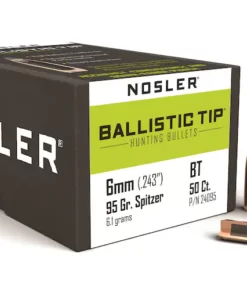 Nosler Ballistic Tip Hunting Bullets Spitzer Boat Tail Box of 50