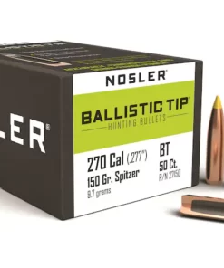 Nosler Ballistic Tip Hunting Bullets Spitzer Boat Tail Box of 50