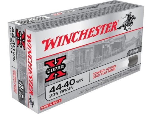 Winchester USA Cowboy Ammunition 44-40 WCF 225 Grain Lead Flat Nose