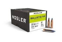 Nosler Ballistic Tip Hunting Bullets Spitzer Boat Tail Box of 50