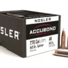 Nosler AccuBond Bullets 270 Caliber (277 Diameter) 140 Grain Bonded Spitzer Boat Tail Box of 50